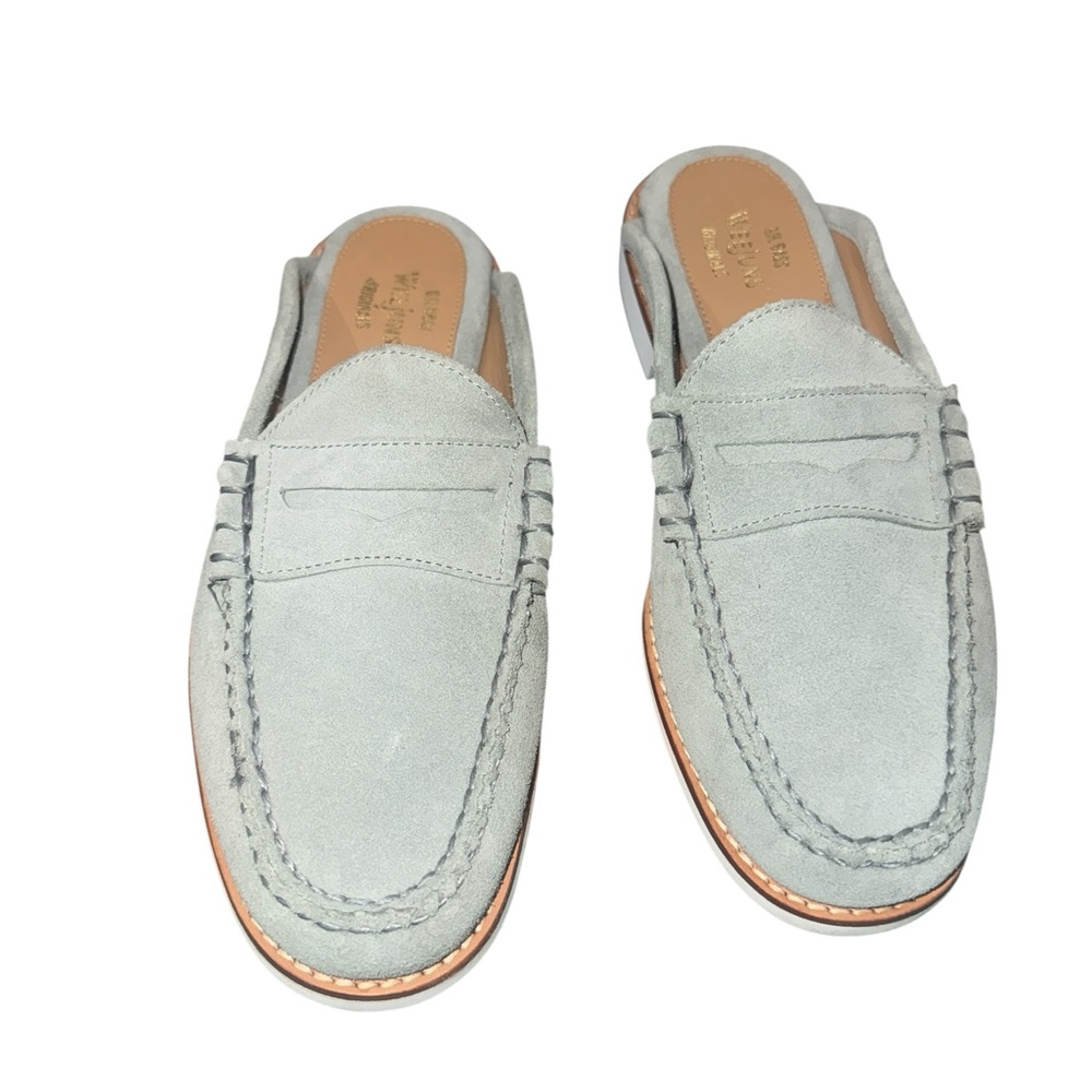 NEW G.H. Bass Originals Weejuns Loafer Mules Wynne Suede Slip On - Picture 7 of 9